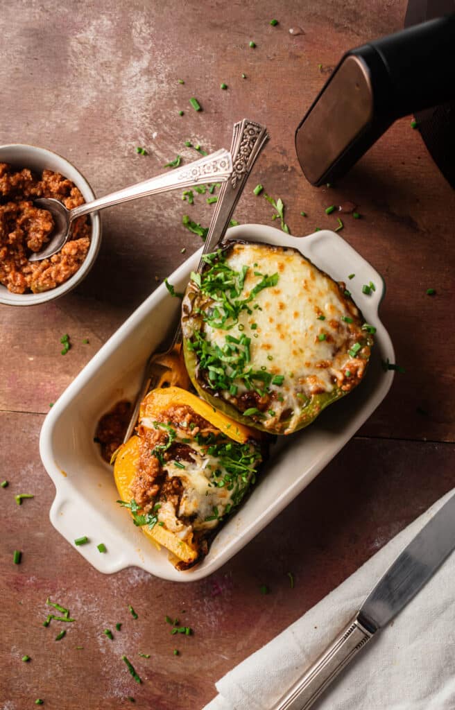 Air Fryer Stuffed Peppers
