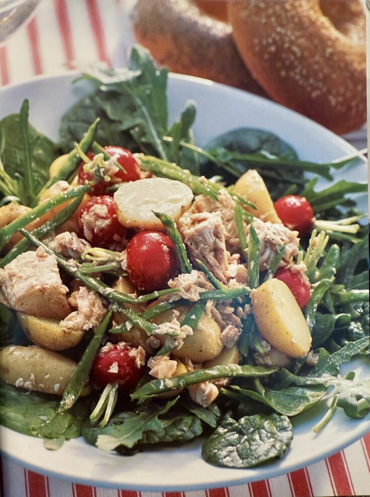 Zesty Tuna and Potato Salad with Anchovy-Caper Dressing