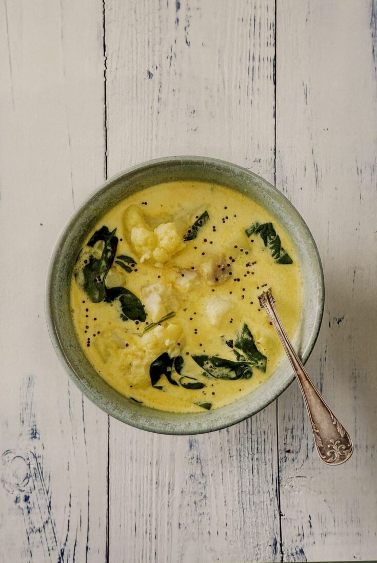 Fish Soup with Curry and Cauliflower