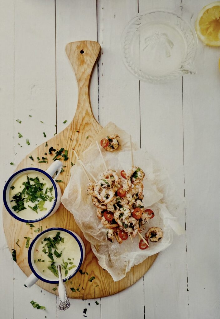 Parsnip Soup with Lebanese Flavors