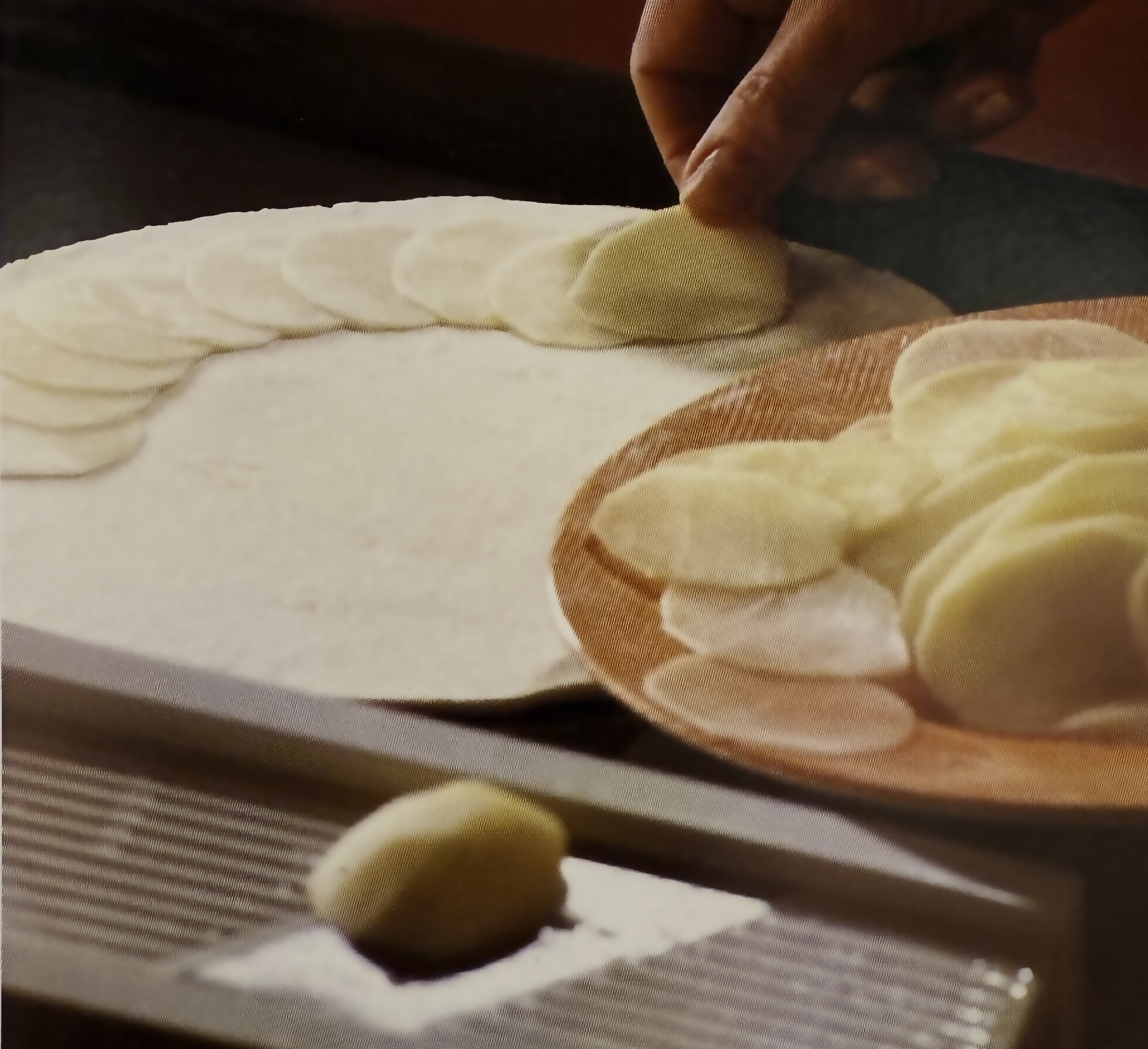 Arrange Potatoes in Spiral