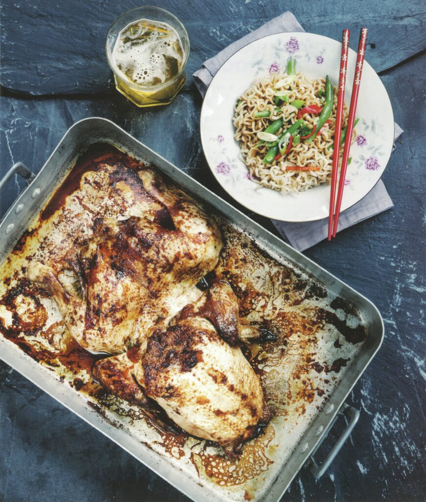 Crispy Chicken with Noodle Salad