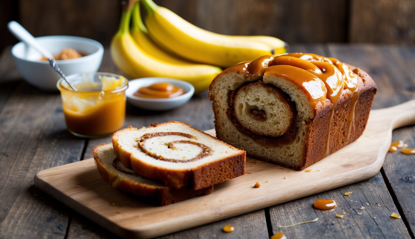 Caramel Swirl Banana Bread