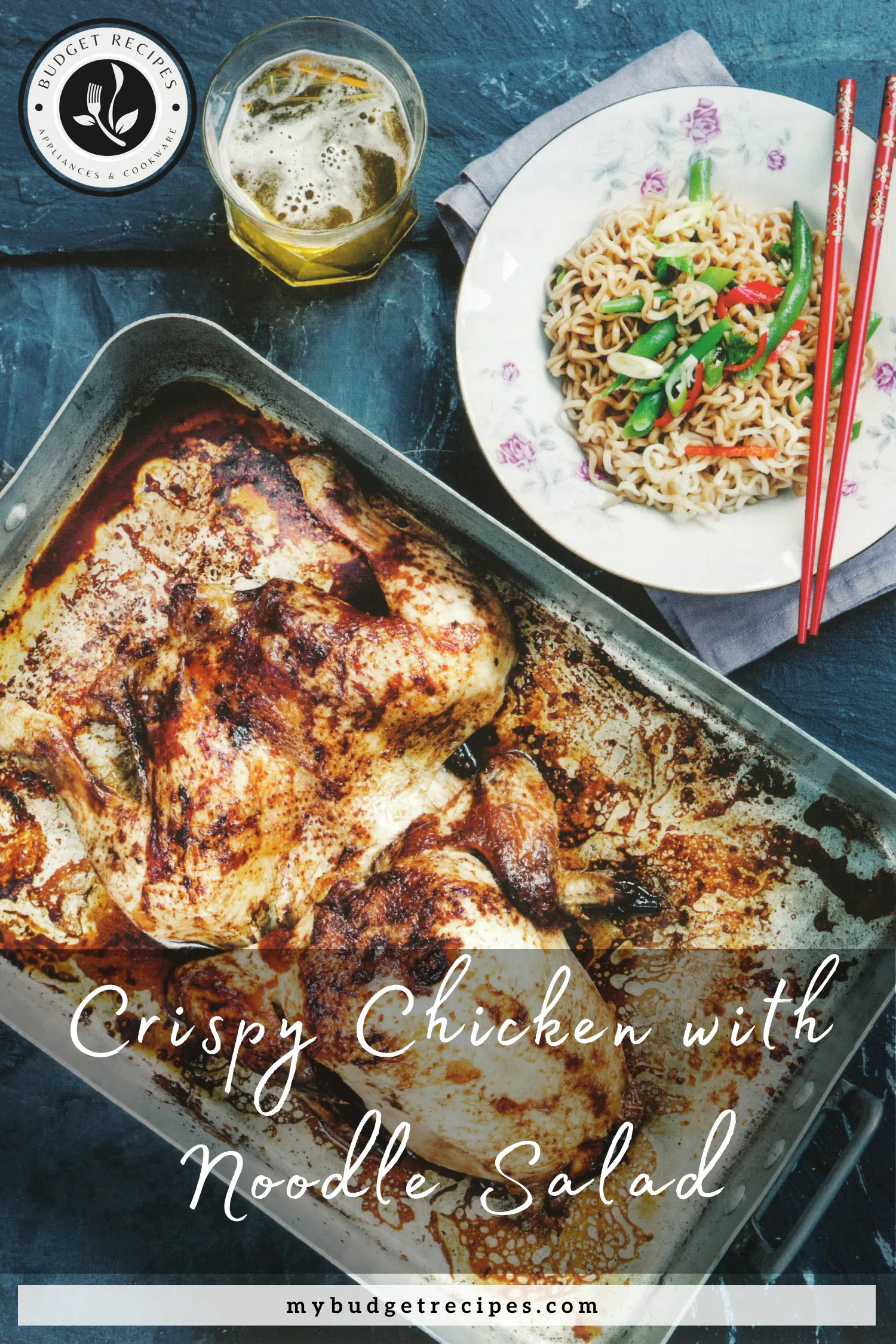 Crispy Chicken with Noodle Salad