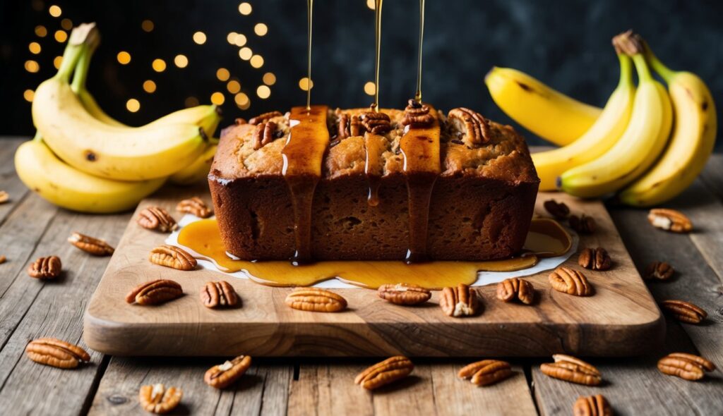 Maple Pecan Banana Bread