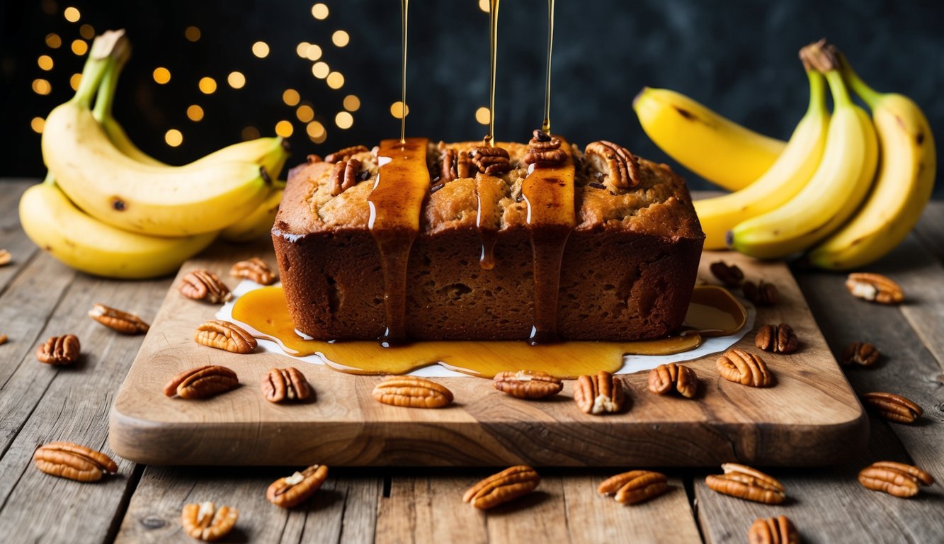 Maple Pecan Banana Bread