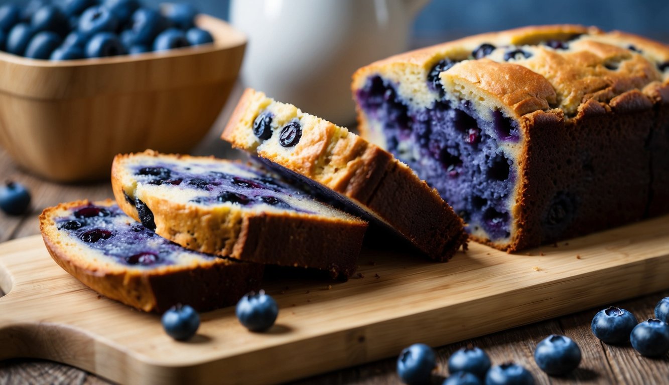 Moist Blueberry Banana Bread