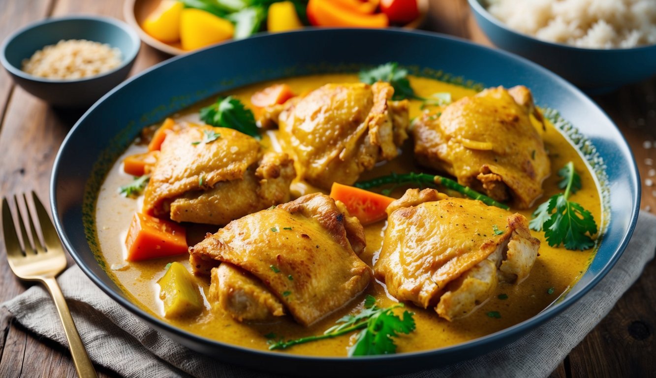Rich and Flavorful Coconut Curry Chicken Thighs
