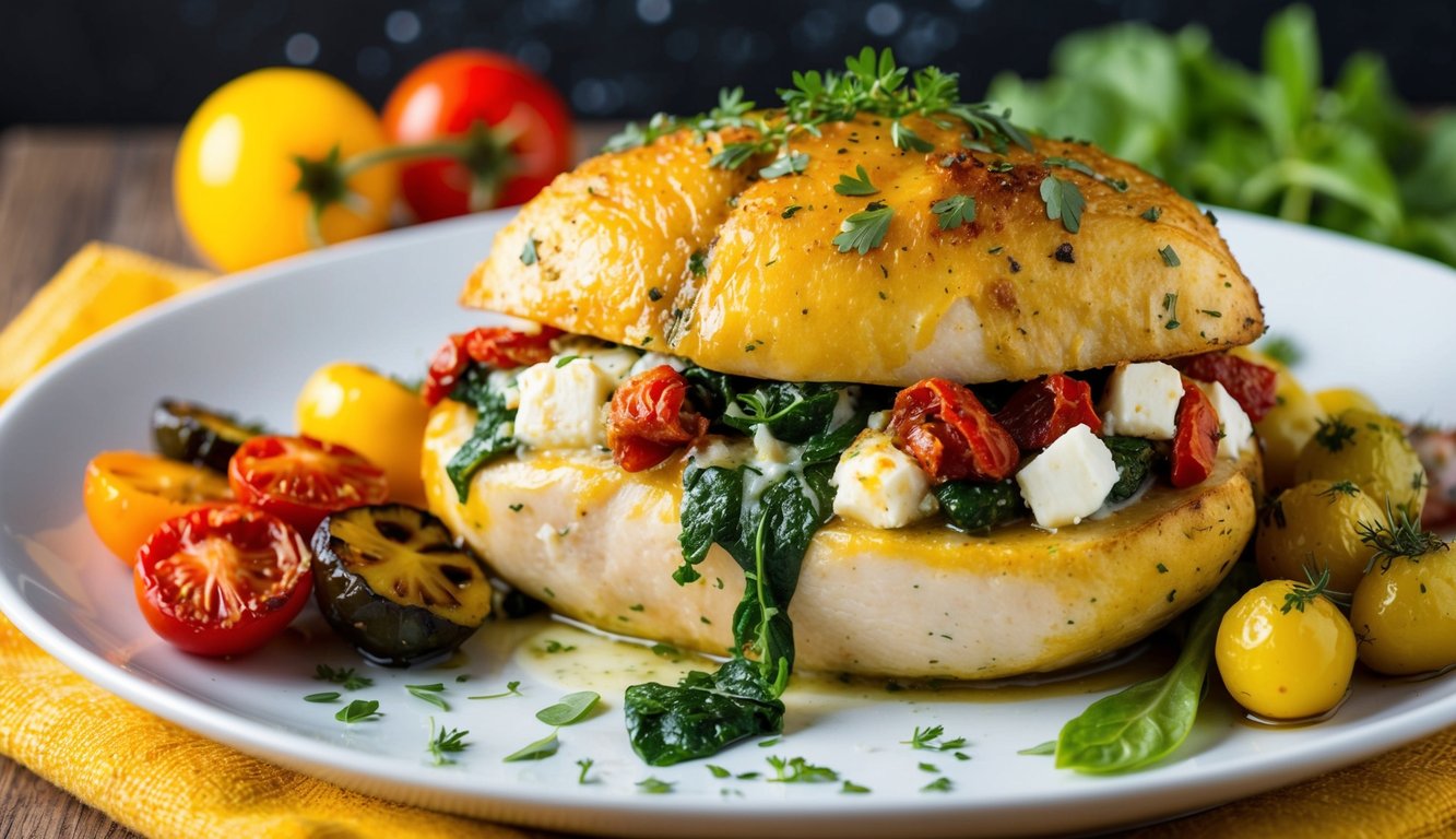 Savory Stuffed Chicken Thighs with Spinach and Feta