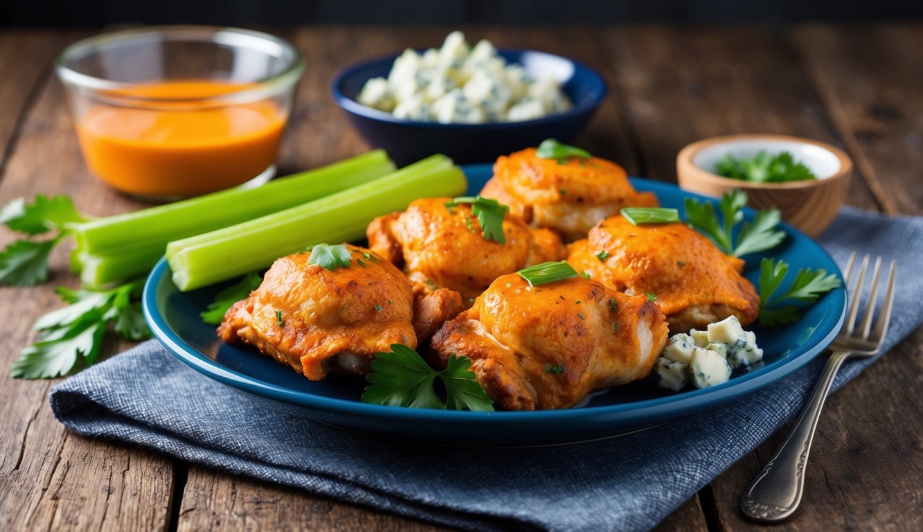 Spicy Buffalo Chicken Thighs