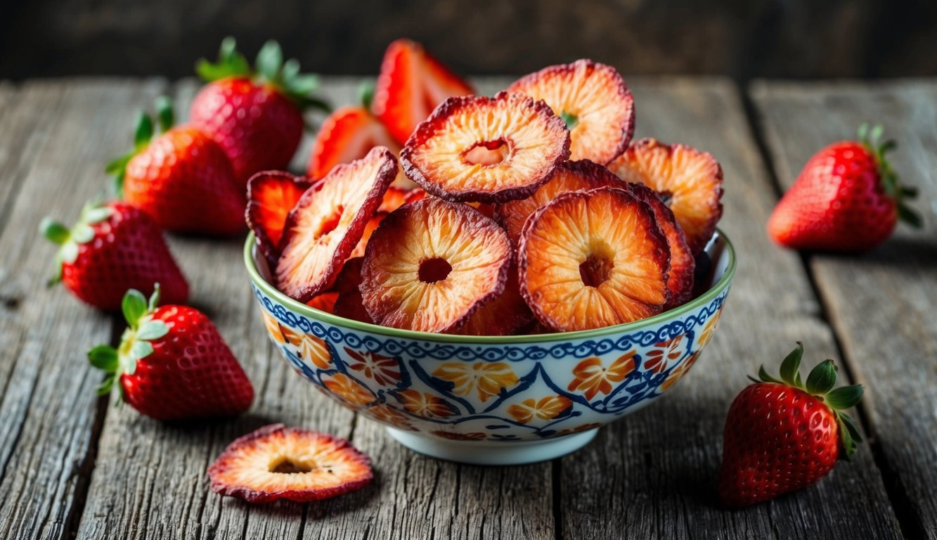 Dehydrated Strawberry Chips