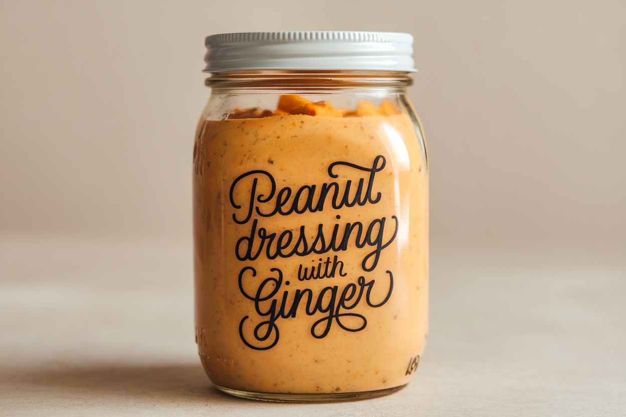 Ginger Peanut Dressing