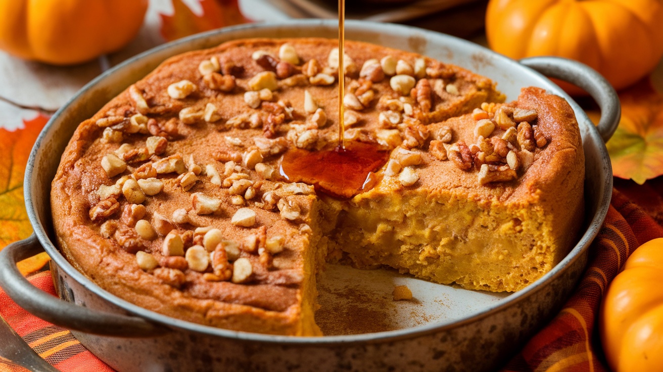 Pumpkin Spice Breakfast Casserole