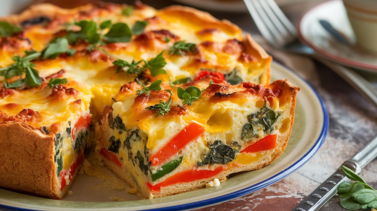 Vegetable and Cheese Breakfast Casserole
