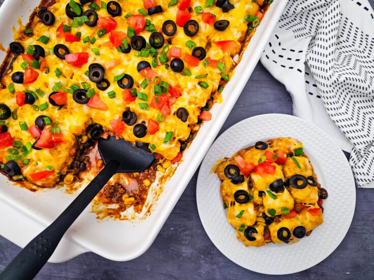 Mexican Tatertot Casserole