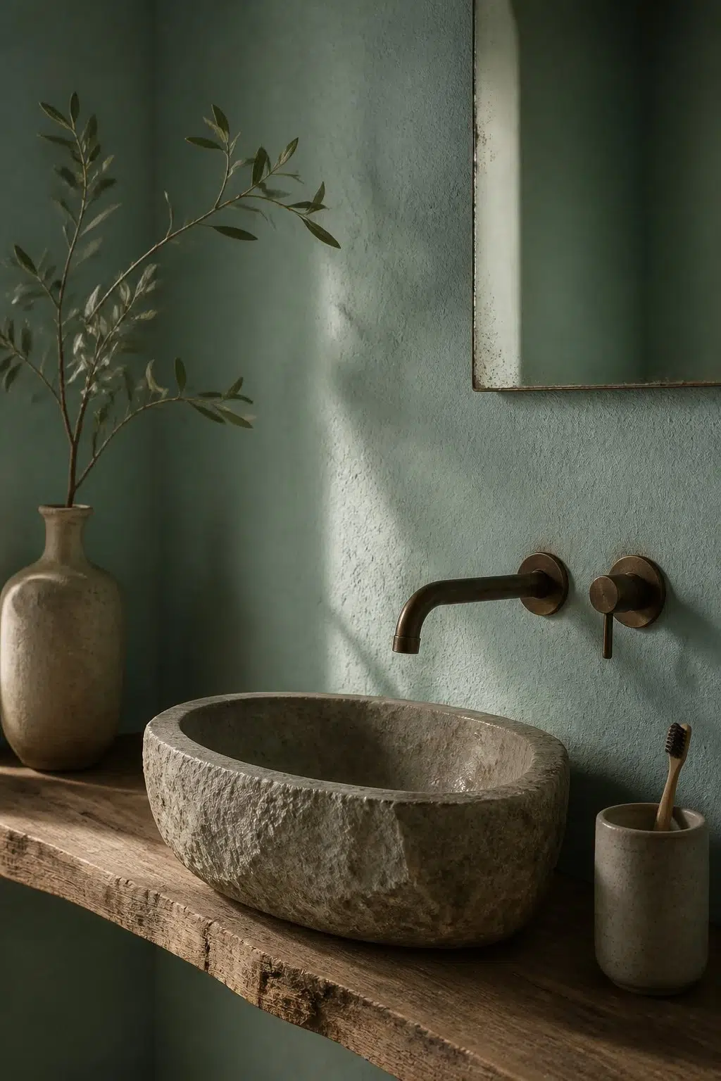 Aqueduct — wabi-sabi bathroom