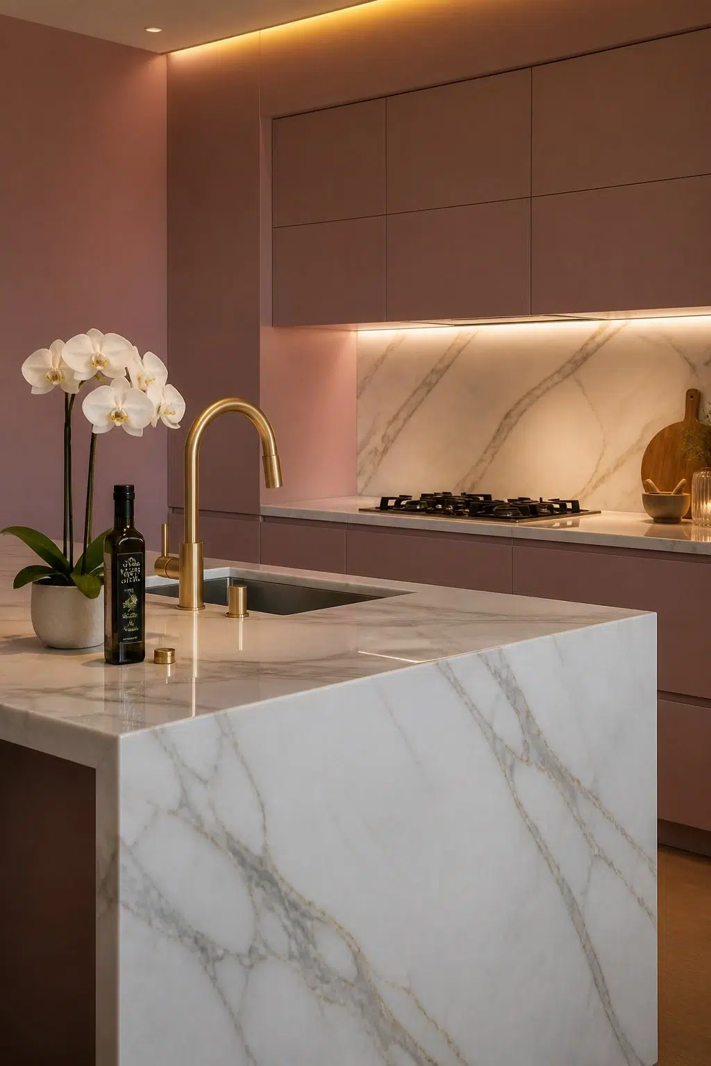 Audrey's Blush — modern luxury kitchen
