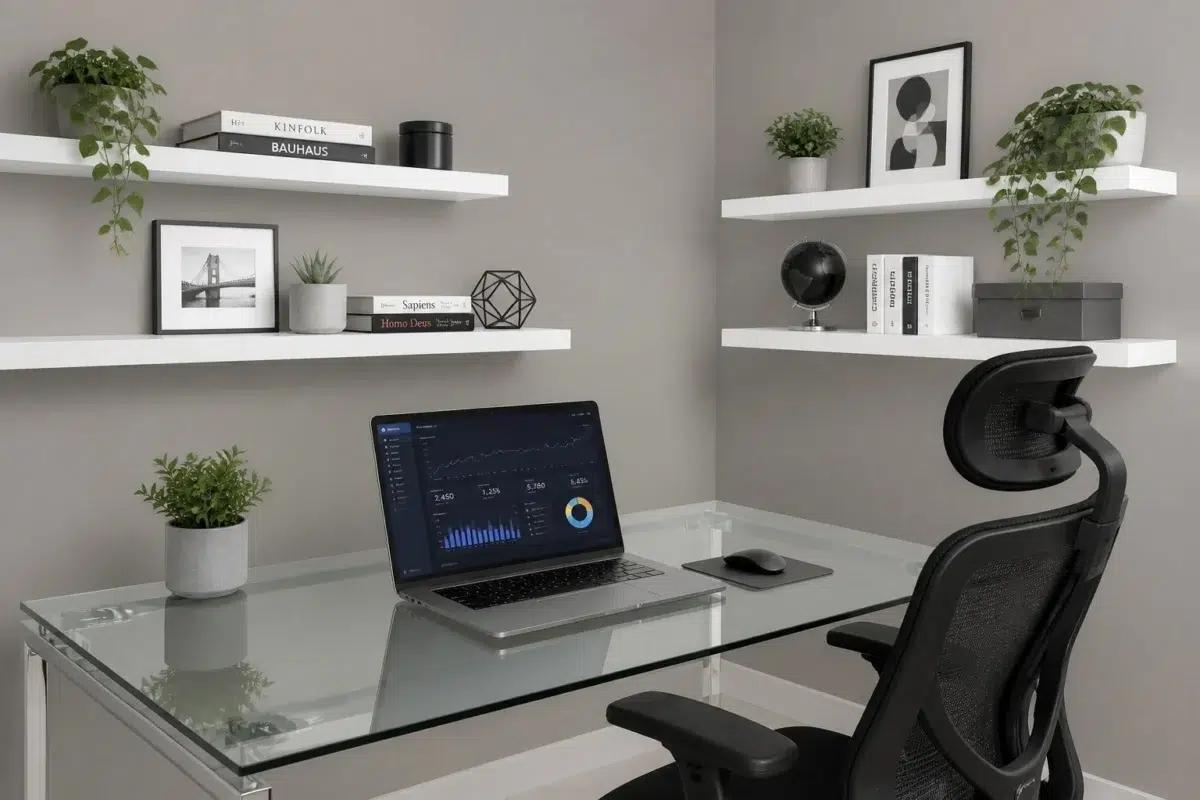 Bedrock paint color — Home Office (Contemporary)