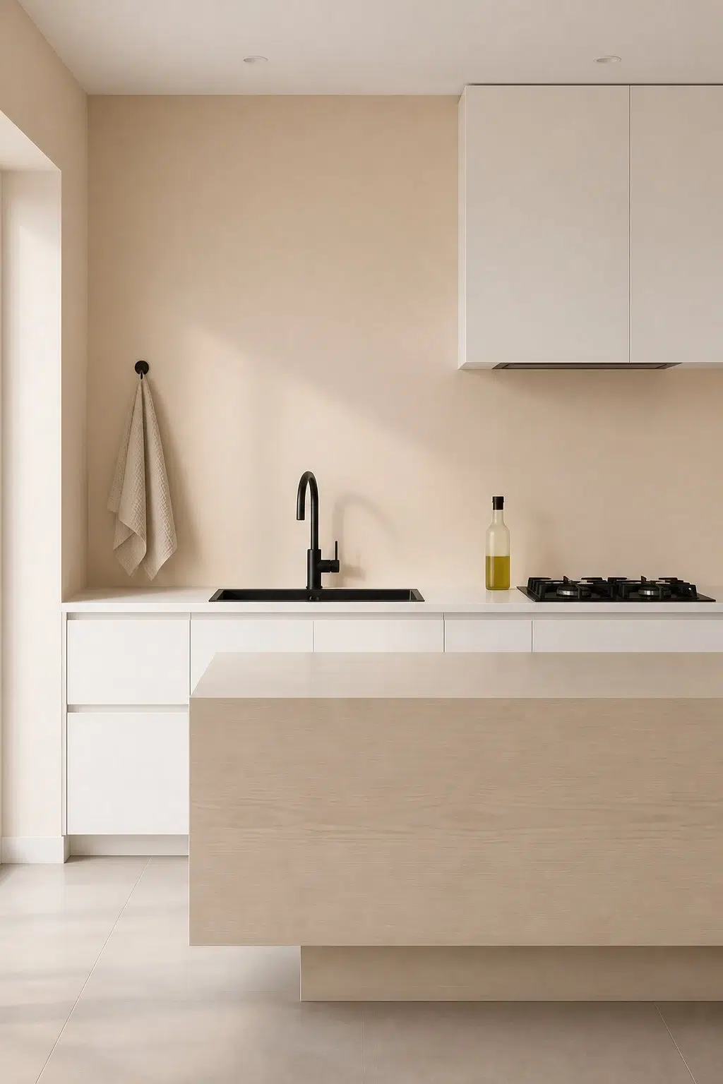 Beige — minimalist kitchen