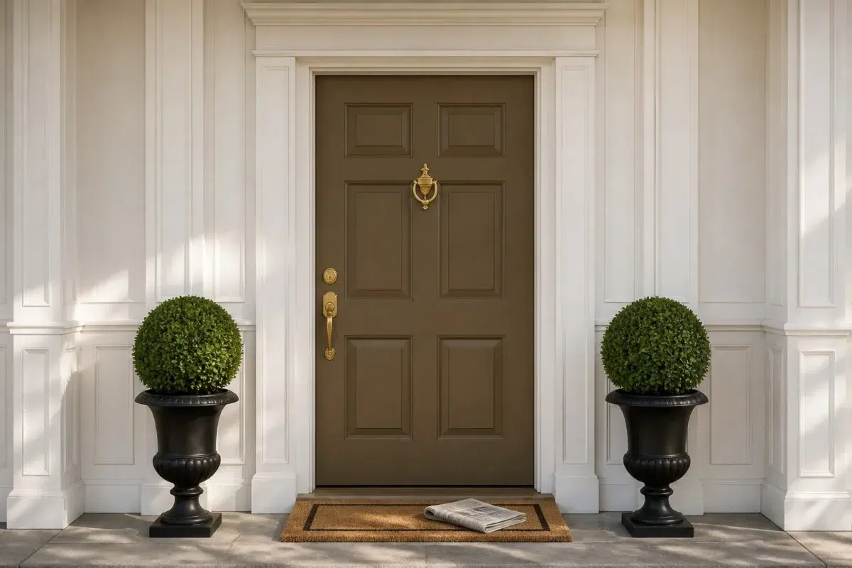 Best Bronze paint color — Front Door (Traditional)