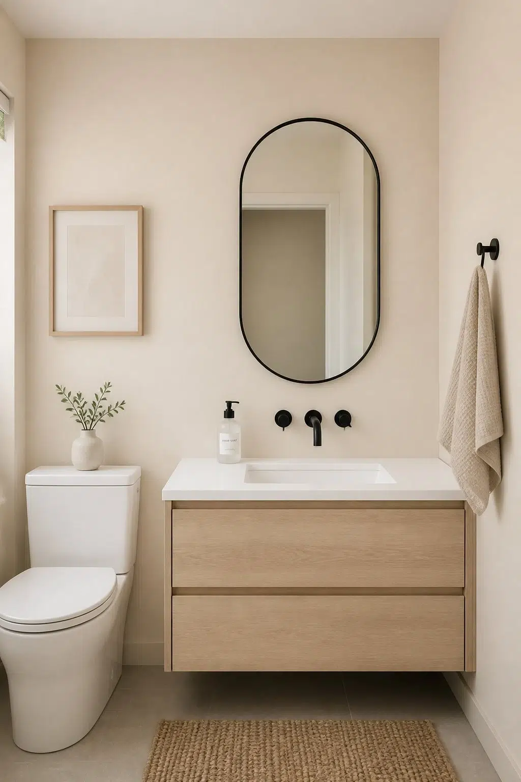 Biscuit — minimalist bathroom