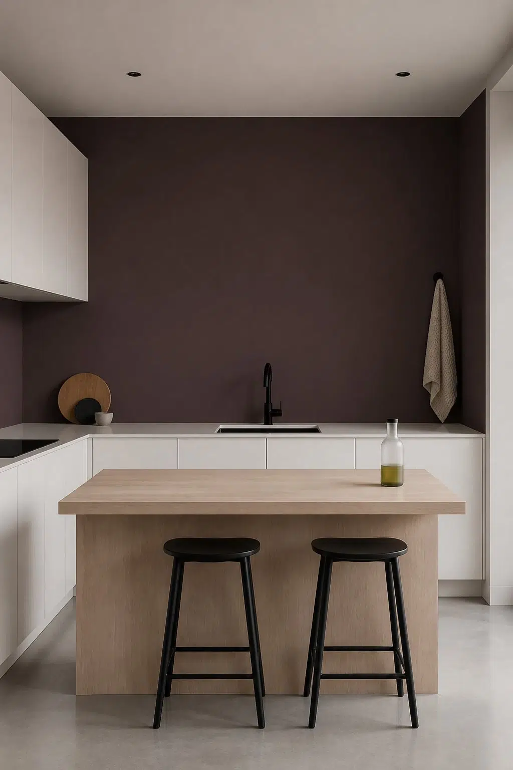 Bitter Chocolate — minimalist kitchen