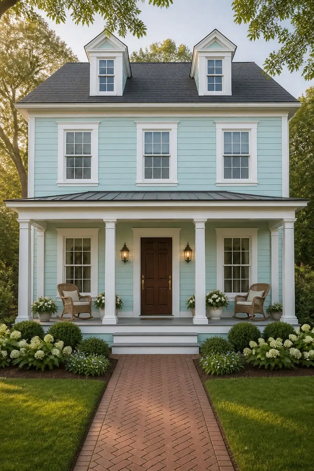 Blue Bauble color — traditional house inspiration