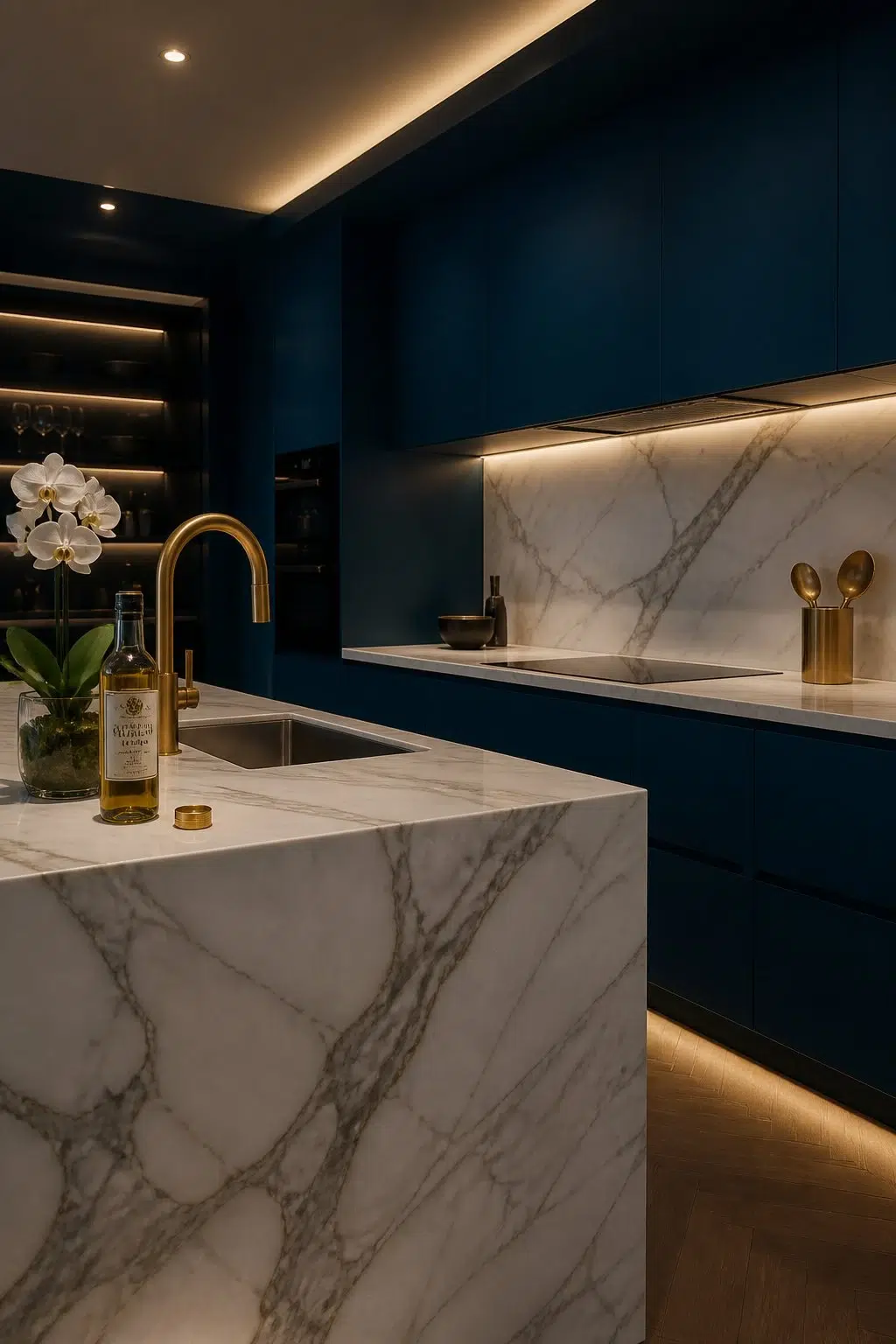 Blue Grotto — modern luxury kitchen