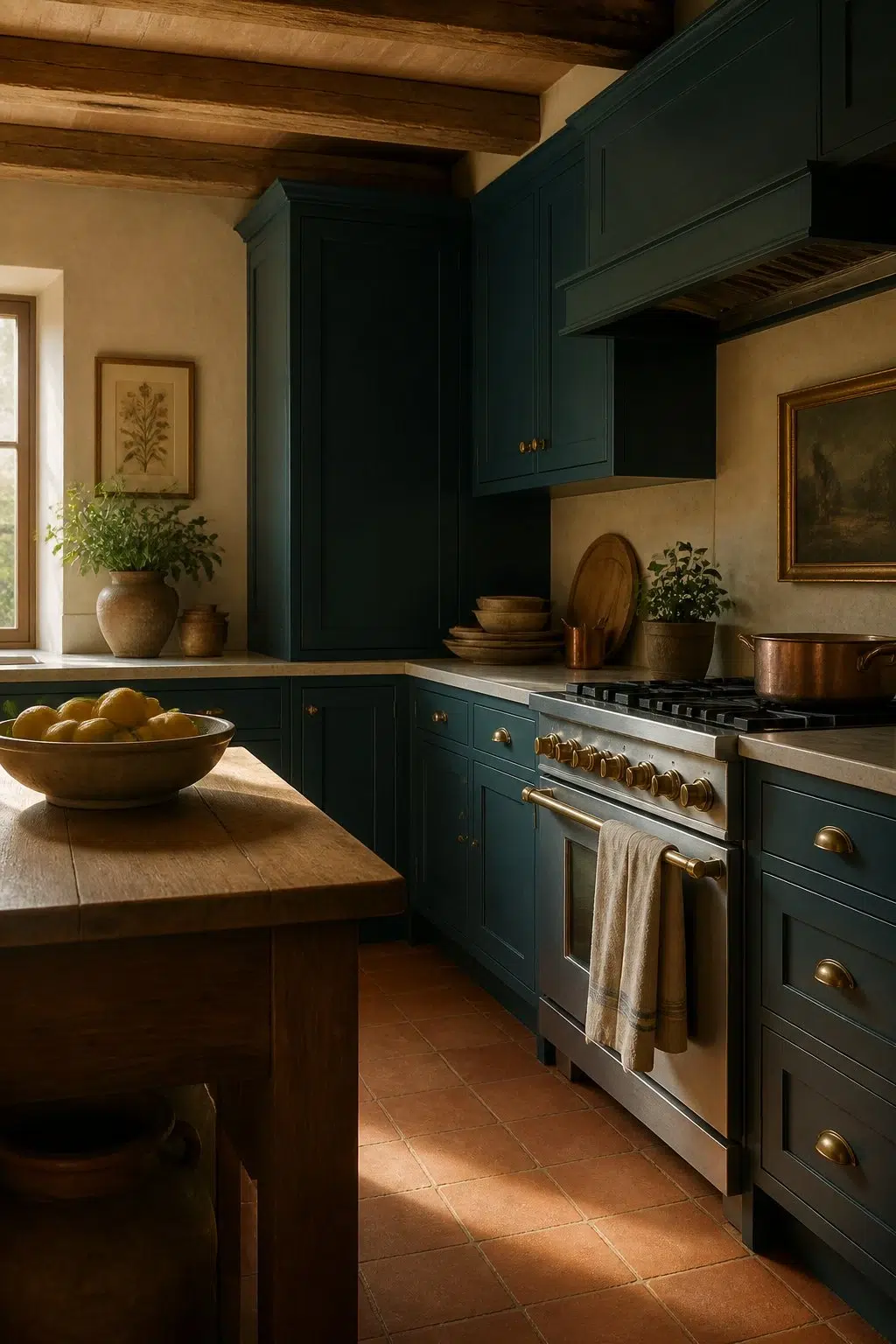 Blue Hill — earthy kitchen