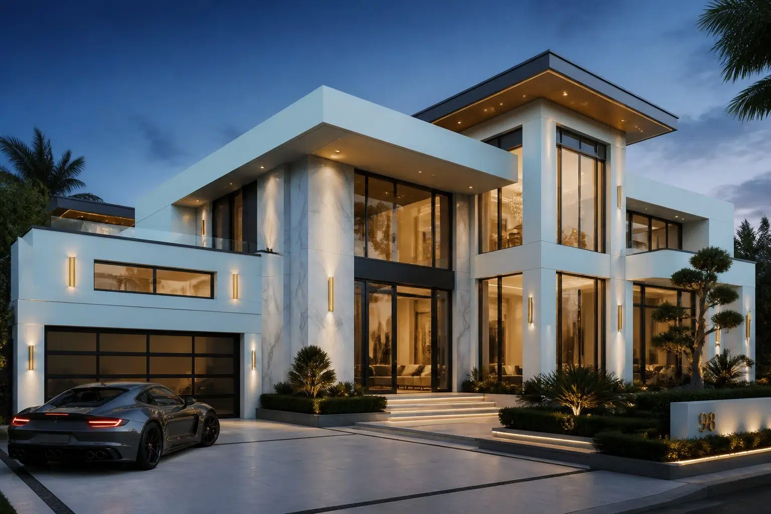 Blue Horizon paint color — House (Modern Luxury)