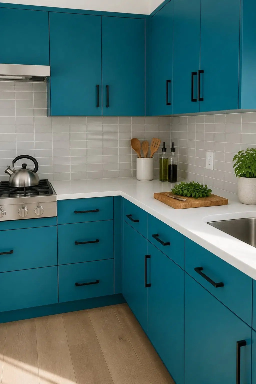 Blue Mosque — contemporary kitchen