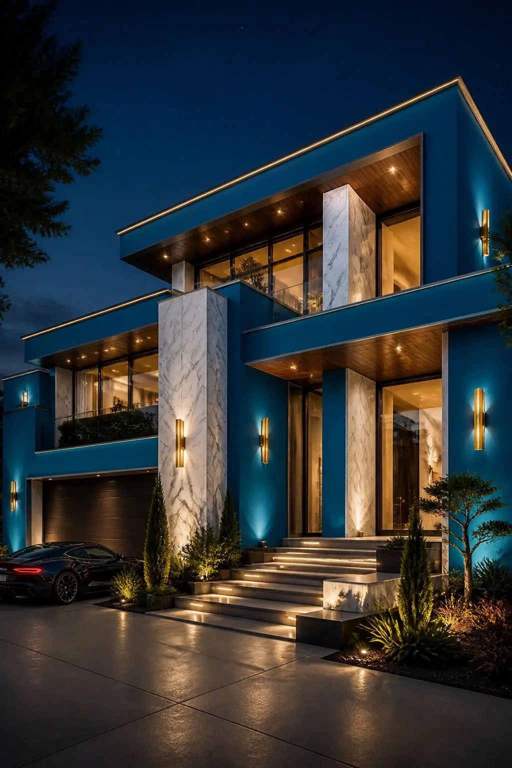 Blue Plate color — modern luxury house inspiration
