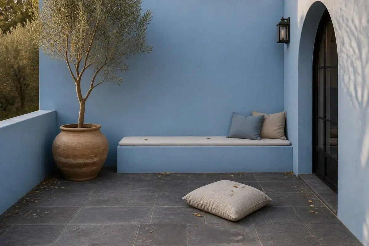 Bluesy Note paint color — Patio (Aesthetic)