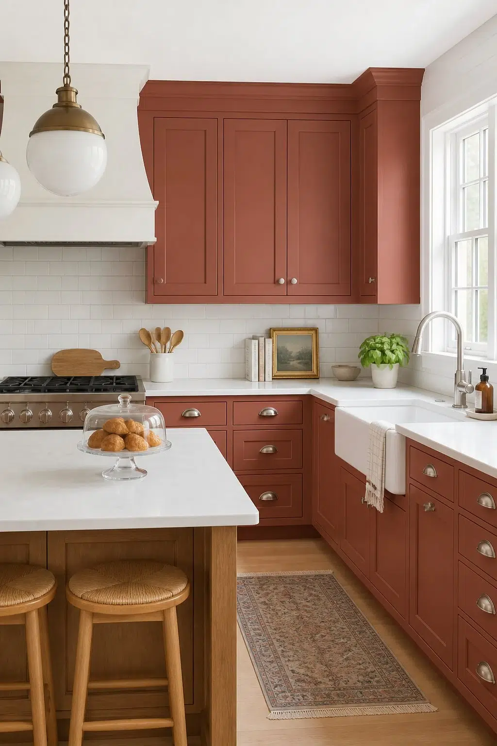 Bold Brick — classy kitchen