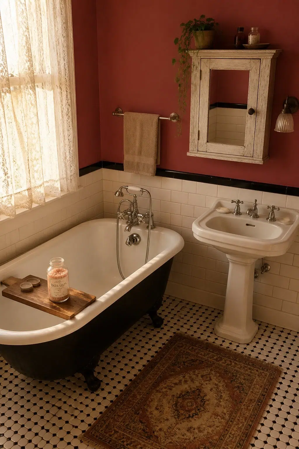 Bolero — vintage bathroom