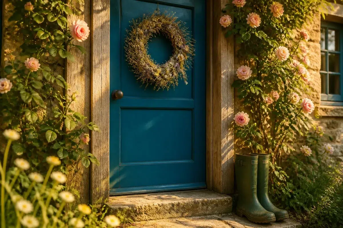 Bosporus paint color — Front Door (Cottagecore)