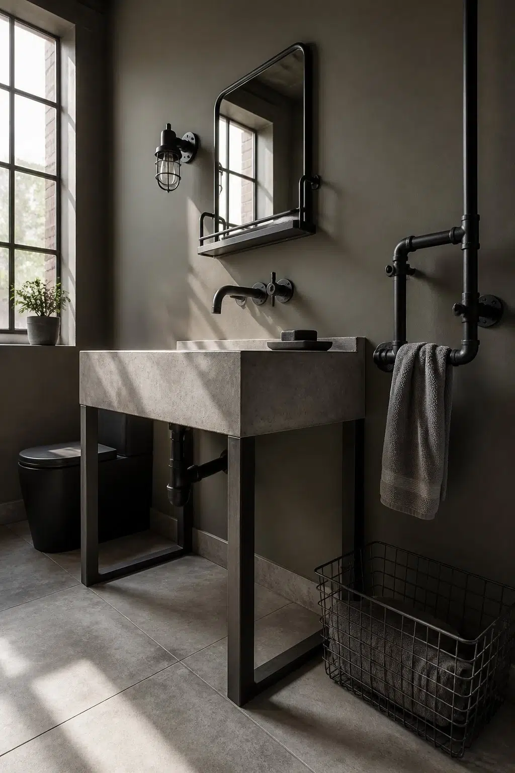 Braintree — industrial bathroom