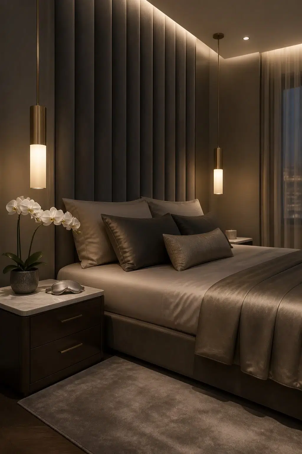 A modern luxury bedroom painted in Braintree