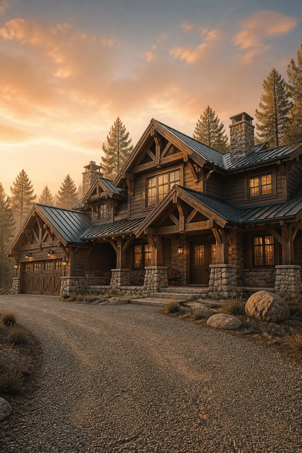 Bramble Bush color — rustic modern house inspiration
