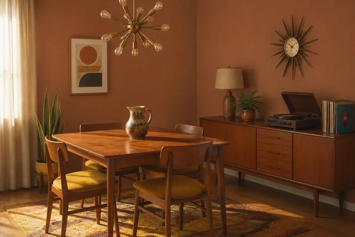 Brandywine paint color — Dining Room (Mid Century)