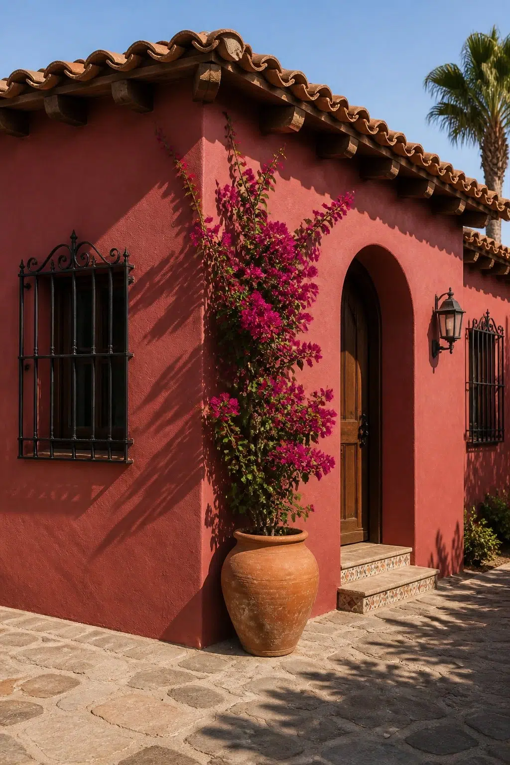 Bravado Red color — mediterranean house inspiration