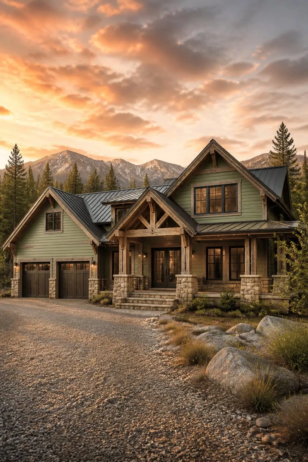 Broccoflower color — rustic modern house inspiration