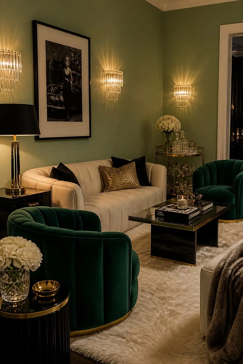 Broccoflower — hollywood regency living room