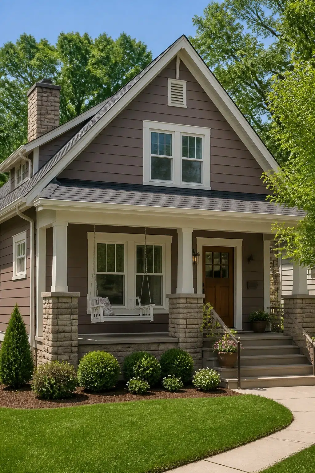 Browse Brown color — transitional house inspiration