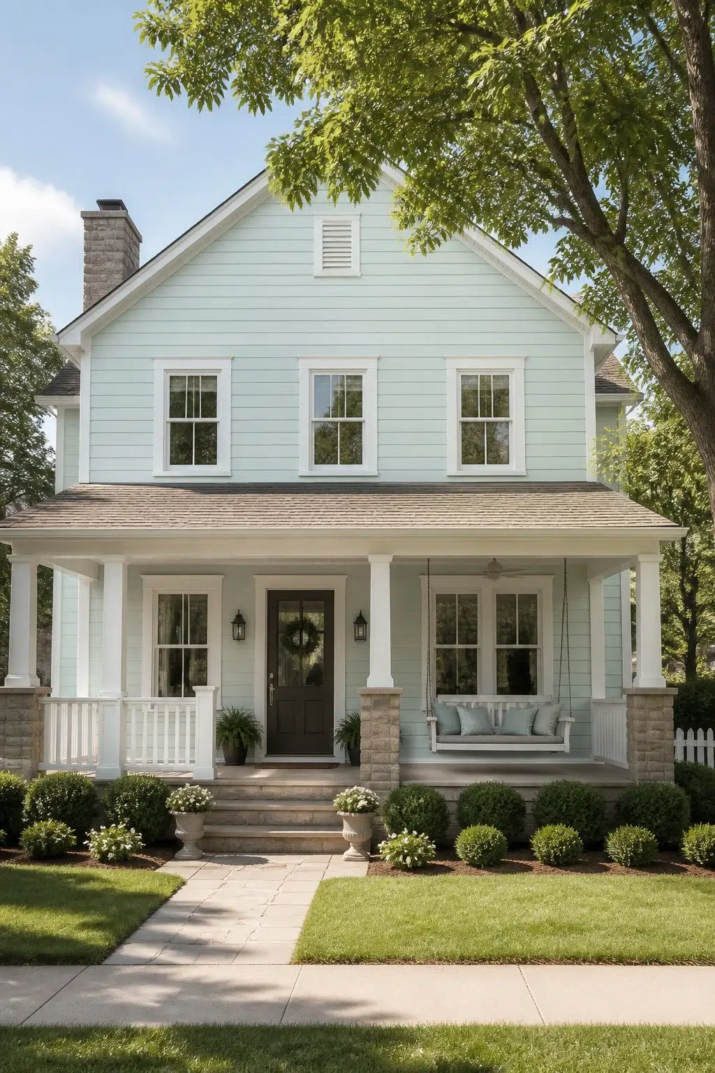 Bubble color — transitional house inspiration