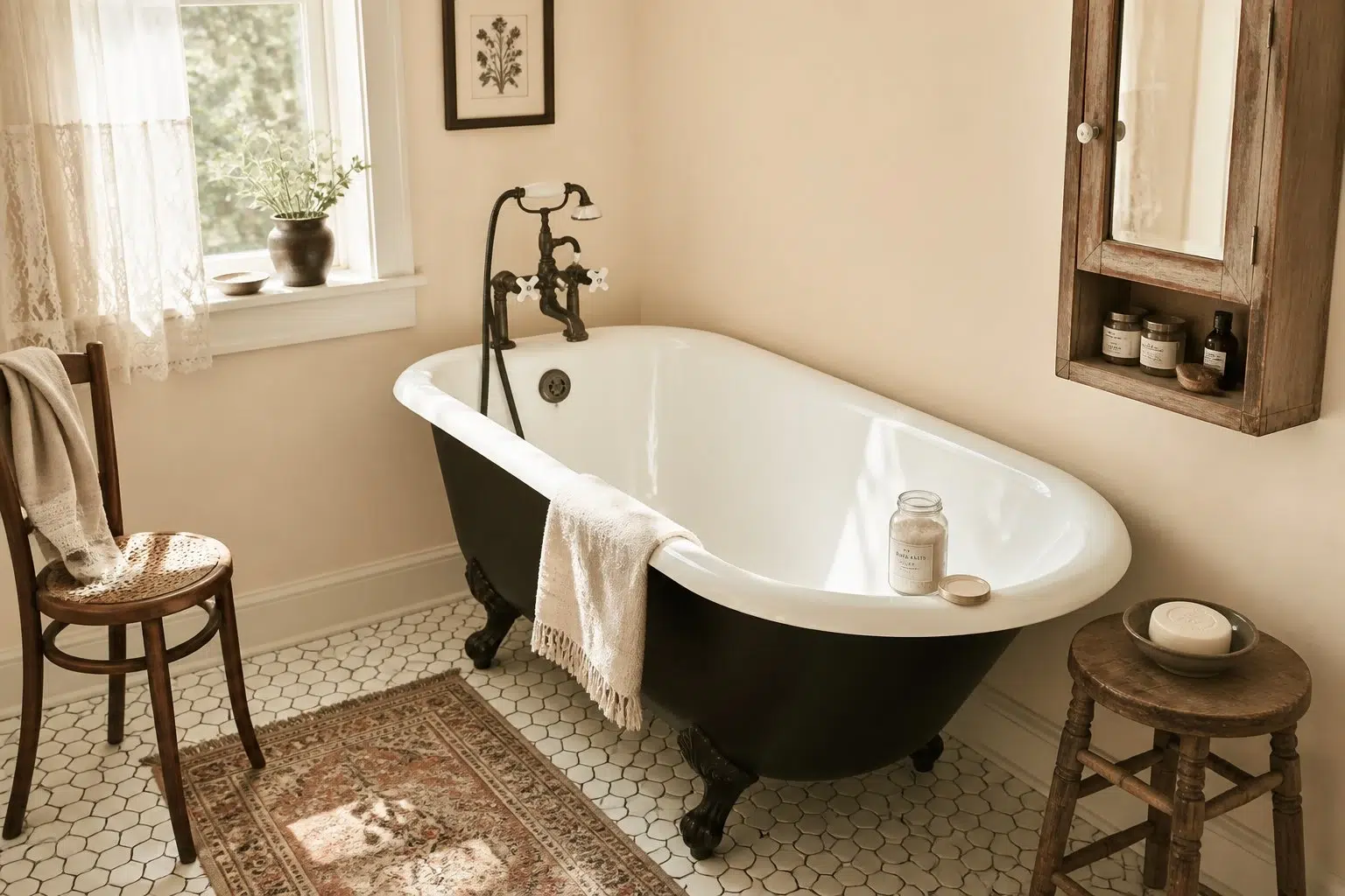 Buff paint color — Bathroom (Vintage)
