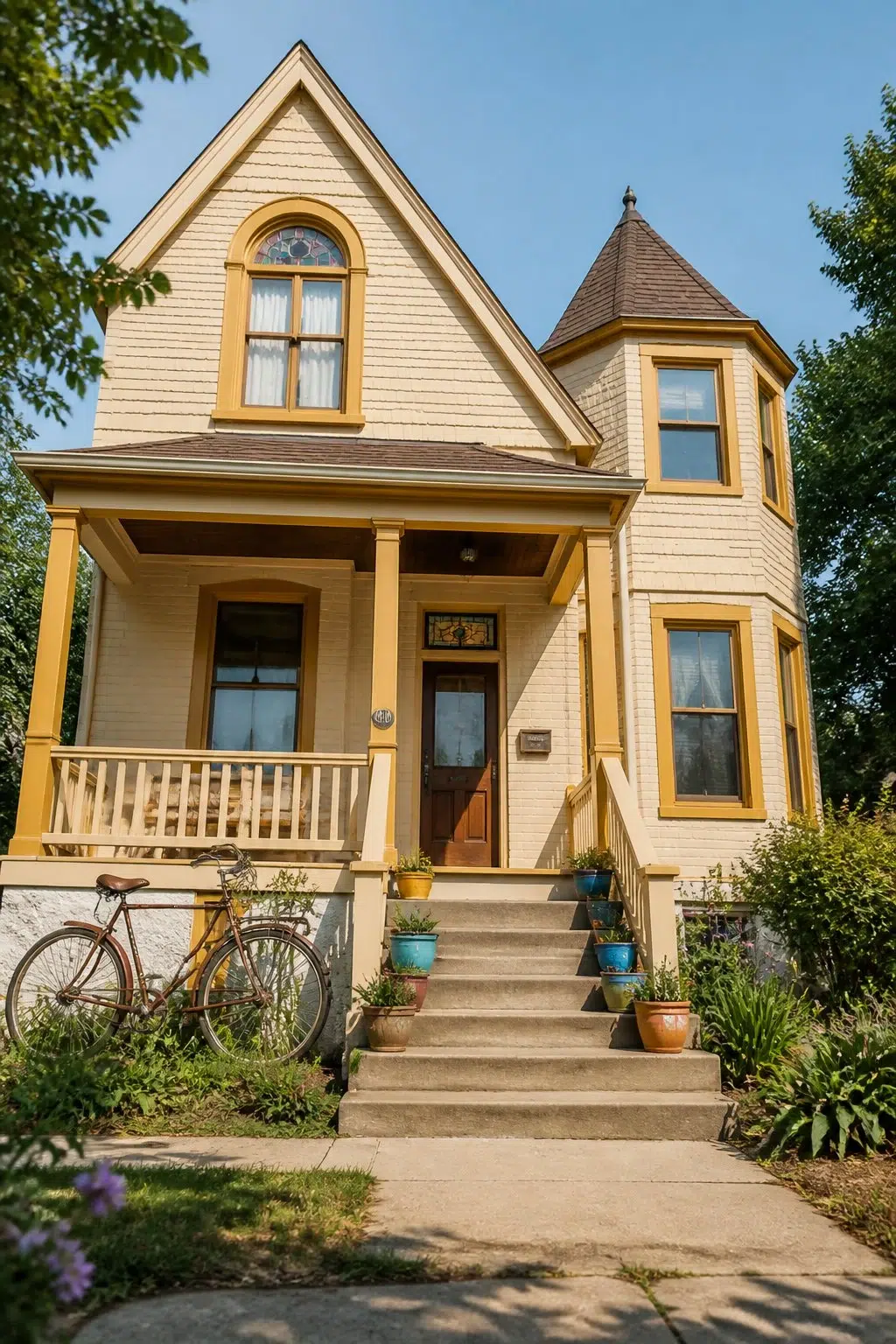 Buff color — eclectic house inspiration