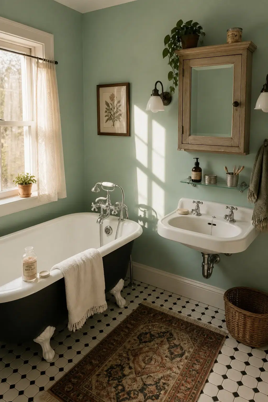 Burma Jade — vintage bathroom