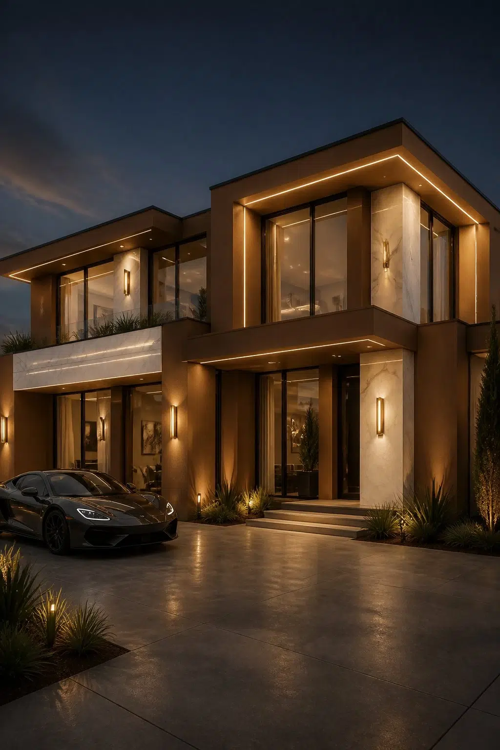 Burnished Brandy color — modern luxury house inspiration