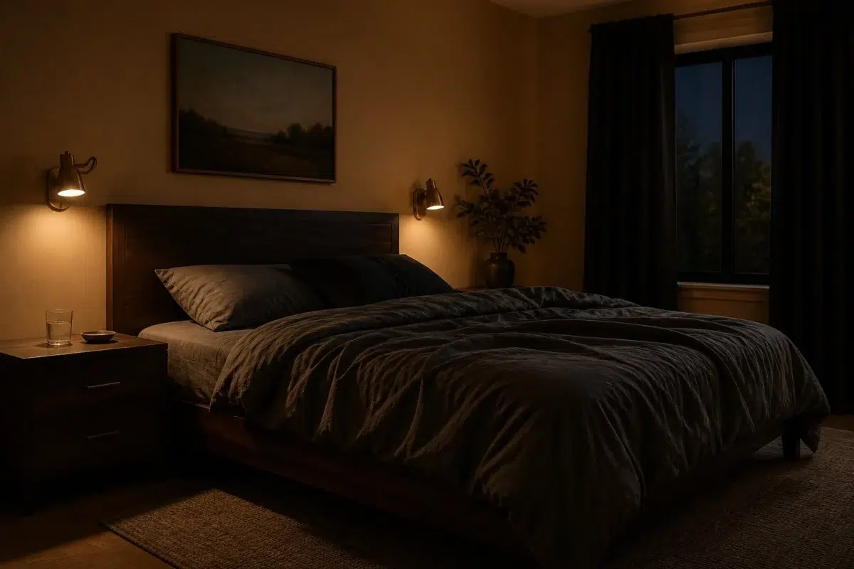 Butternut paint color — Bedroom (Moody)